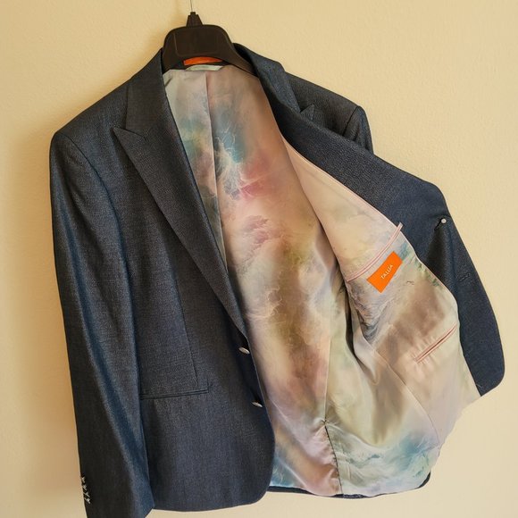 Blue Sparkly Blazer - Picture 2 of 3